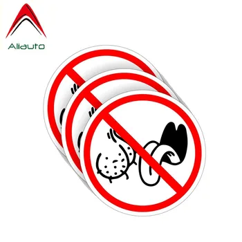 

Aliauto 3 X Car Sticker NO Personality Bag Lickers Funny Car Accessoires PVC Decal for Volkswagen 10CM*10CM