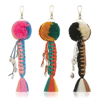 

Three Styles Ocean Wind Shell Conch Keychain DIY Selling New Products Couple Key Pendant