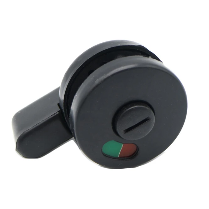Universal Black Privacy WC Plastic Latch Vacant Engaged Door Lock Toilet Shower cubicles & Bathroom Indicator Bolt high quality afbeelding