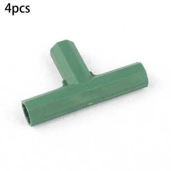 

Bracket Connectors Green 16mm DIY 4Pcs Plastic Plant Climbing Greenhouse
