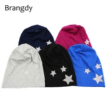 Для женщин зимний Слауч хлопковые Beanie шапки для женщин Стразы звезда Багги шапочки черепки Кепки Осенняя Новинка для женщин Gorro, защищающая малыша от солнца и фестиваля