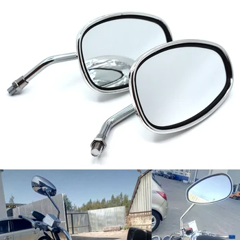 

Universal Motorcycle 10mm Oval Rear View Mirrors FOR Honda CB400 CB500F CB500X CB599 CB600/F CB650F CB1000 CBF125 CB600F CBR600F