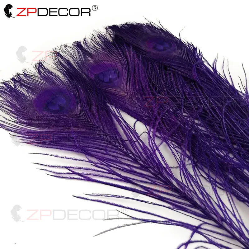 Zpdecor 30-35 см Перья павлина использовать Искусство и ремесла