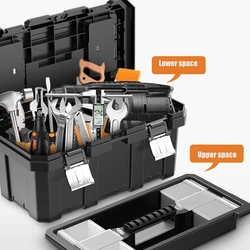 Estuche de transporte duro impermeable, Kits de herramientas, caja de herramientas de almacenamiento con bloqueo, Protector de seguridad, organizador, Hardware, caja de herramientas resistente a impactos