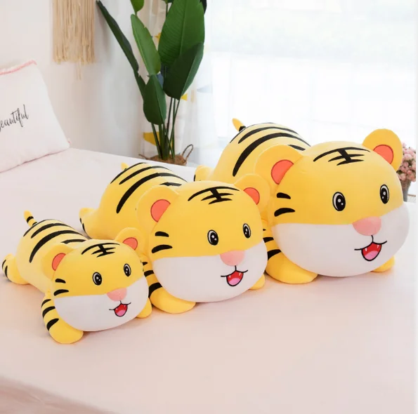 

WYZHY Creative soft cute cute tiger plush toy doll with sleeping pillow girl Christmas birthday gift 90CM