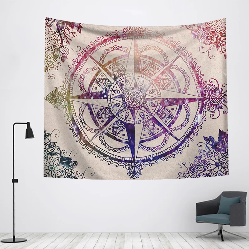 Posimia настенный Ttapestry висячие украшения богемный пляжный коврик деревенский дом Декор общежития Мандала гобелены колдовство хиппи
