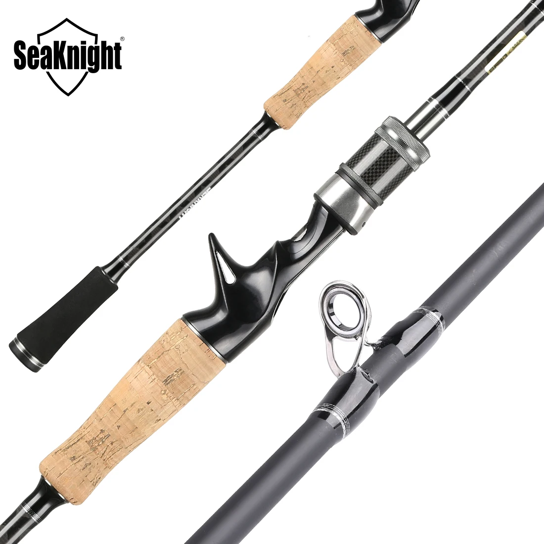 Fishing Rod 2 Tips UL/L/ML/M/MH Power 2 Sections Carbon Rod Spinning Casting Rod 