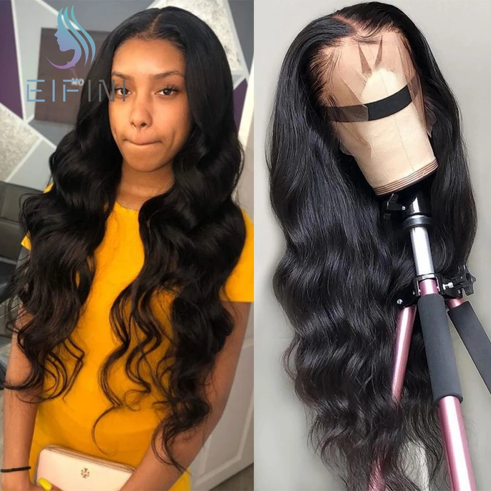 ALIRULER-Body-Wave-13X6-Lace-Front-Human-Hair-Wigs-Brazilian-Remy-Straight-Swiss-Lace-Frontal-Bob