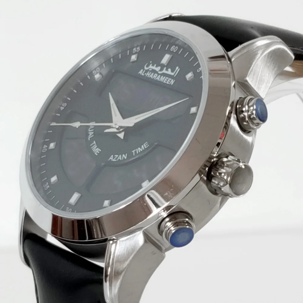 Muslim Azan Watch with Qiblah Compass Islamic
