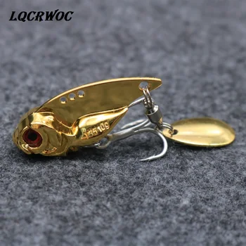 HOT PROMO ❤️ NEW Vib Metal lure fishing Spoon lures Sequins spinnerbait vibrating light japan fishing tackle goods grip swivel jigging winter - discount item 33% OFF Sports & Entertainment