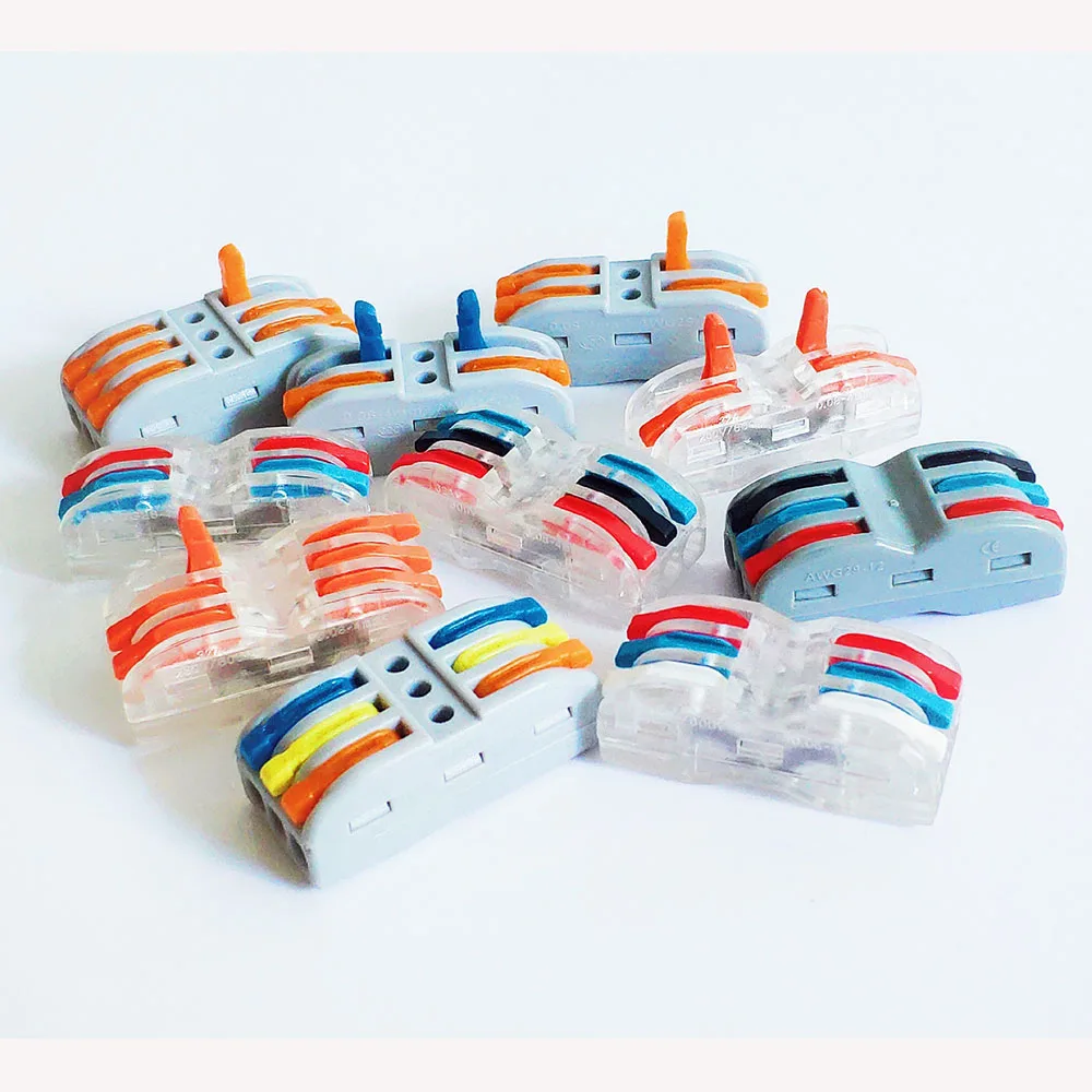 Connettori Filo Spl Plug In Connettore Elettrico Collegamento Cavo Alimentazione Connettore Rapido Cavo Morsettiera Connettore Cavo