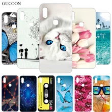 Funda de silicona GUCOON para Leagoo M13 M11 Z10 funda protectora de TPU suave funda trasera de teléfono de dibujos animados Lobo Rosa Flores parachoques shel(China)