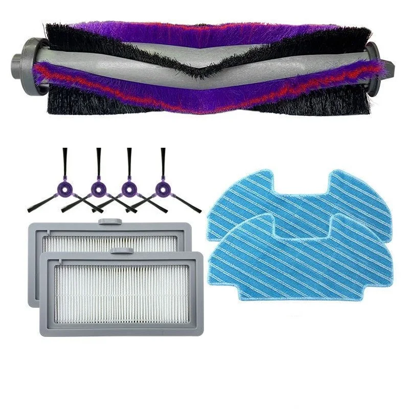 Kit de Escova Lateral Mais Filtro Hepa para Aspirador de pó Midea V09b Peças de Reposição para Acessórios de Casa