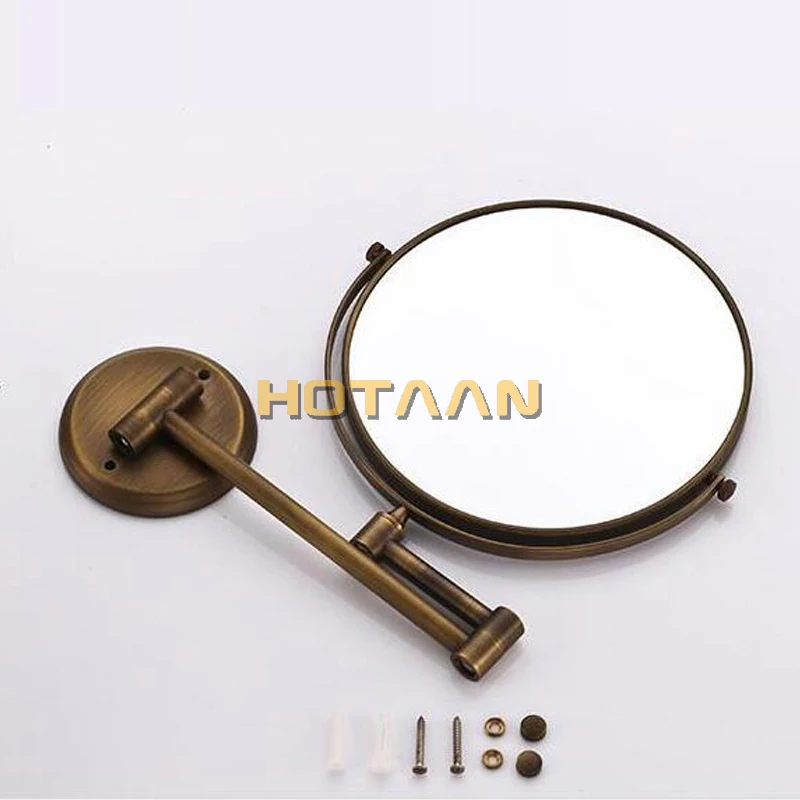 Antique 8" Double Side Bathroom Makeup Mirror