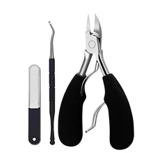 Кусачки для коррекции вросших ногтей, кусачки для кутикулы, кусачки для педикюра, маникюра, ухода за ногами, 1 набор кусачек для ногтей