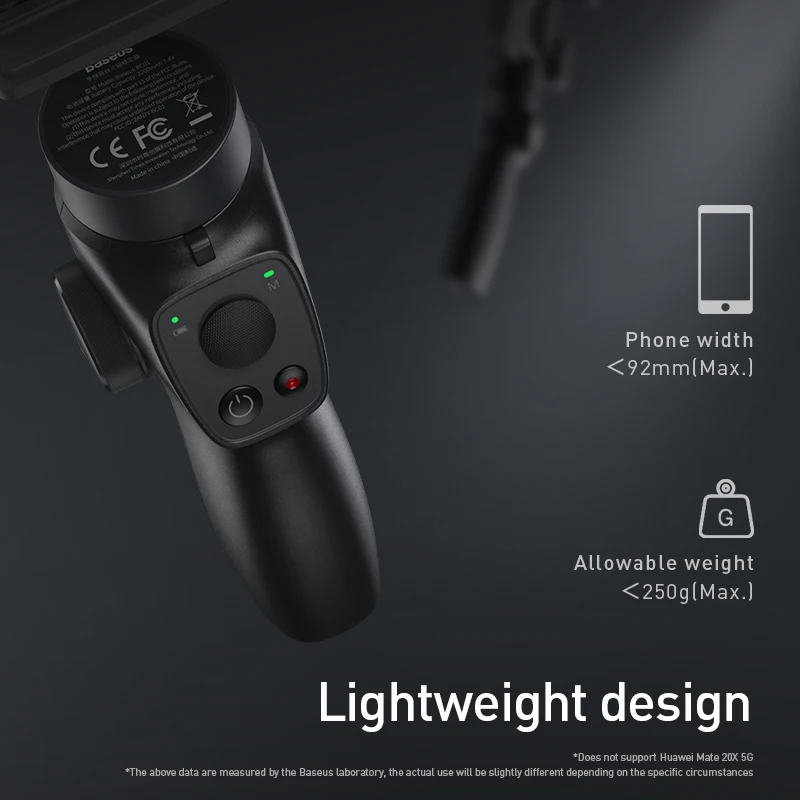 Baseus селфи палка Bluetooth 3 осевой Ручной Стабилизатор стабилизатор наружный