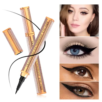 

YANQINA starry sky eyeliner pencil waterproof long lasting 3D black color liquid eyeliner tattoo pen YAN052