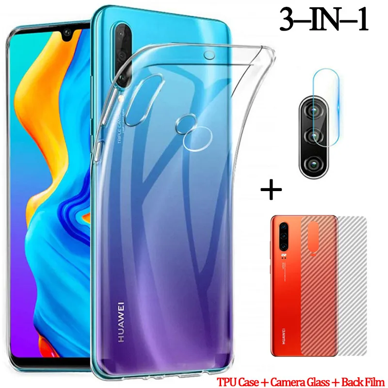 Для capa ТПУ чехол+задняя пленка для P40 Lite E Huawei P30 чехли на телефон P 30 Pro 40 чезол п30