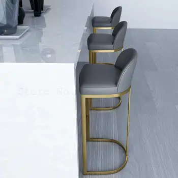 

Nordic Bar Chair Household Modern Simple Back-to-back Bar Stand Light Luxury American Bar Stand Bar Chair