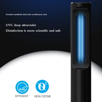 

Handheld UVC Lamp Sterilizer Ultraviolet Disinfection Lamp UV Stick Household Germicidal Light For Home Toilet Wardrobe Pet