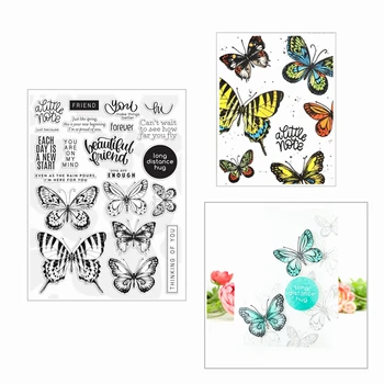 

2020 New Layer Metal Cutting Dies and Scrapbooking For Paper Making Butterfly Decorative Embossing Frame Card Craft Stamps Set