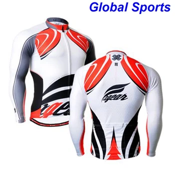 

2020 cool cycling jersey with leaves printed newest pro team cycling jersey for spring autumn size s-3xl