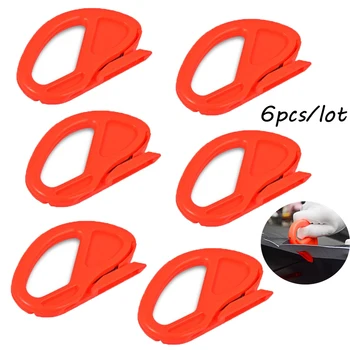 

FOSHIO 6pcs Vinyl Snitty Cutter Knife Window Tint Film Application Tool Car Sticker Wallpaper Cut Tool Auto Wrapping Accessories