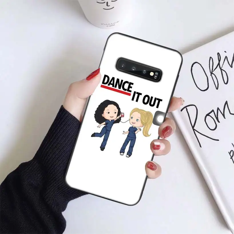 BS116-9 Greys Anatomy Case for Samsung Galaxy S10+ Plus Lite Note 10 9 8 S9 S8 J4 J6+ Plus S7 S6 Black Phone Cover - Цвет: BS116-9