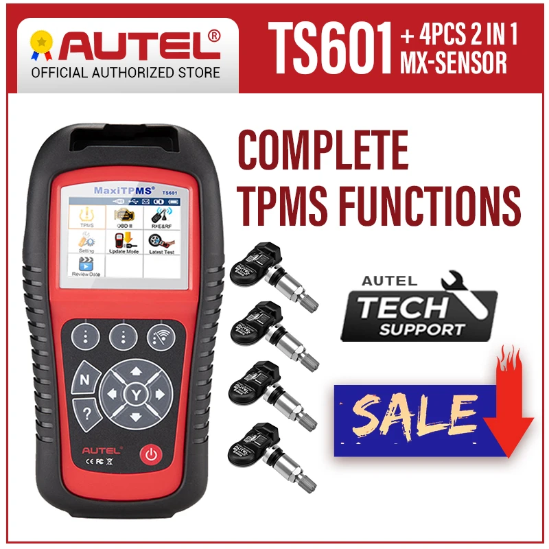 car inspection equipment AUTEL MaxiTPMS TS601 TPMS Diagnostic ToolS OBD2 scanner TPMS Activation Programming auto Code Reader Mechanical Workshop Tools car battery charger