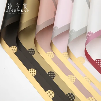 

Waterproof printing strong anti-wrinkle 2016 fashion color polypropylene paper Sinowrap