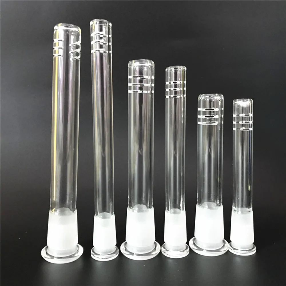 Glass Downstem Diffuser Pipes with 6 Cuts14 18 Female 10 14Female for