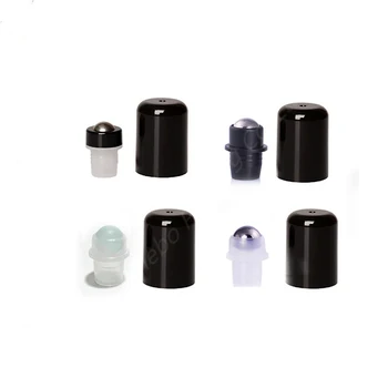 

50pcs/lot 18mm Bead Ball Plug for 10ML 15ML 30ml 50ml Glass Perfume Roller Roll on Bottle, Roller Stopper with lids