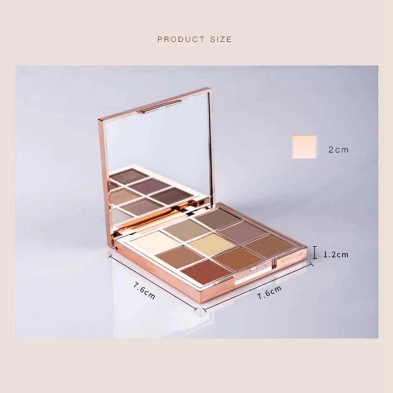 9 color Shimmer МАТОВЫЕ тени для век натуральные стойкие водостойкие осветляющие