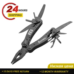 Multifunções de aço inoxidável multi ferramenta bolso faca alicate dobrável mini portátil dobrar ferramentas de reparo multiuso ao ar livre
