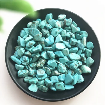 

50g 8-12mm Green Turquoise Calaite Gravel Rock Crystal Quartz Mineral Specimen Tank Garden Natural Stones and Minerals