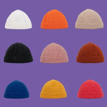 

Men's and women's knitting Pullover warm hat outdoor earmuff