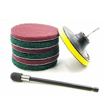 

Drill Brush Attachment 9 Piece Set Brush Power Brush And Scouring Pads For Tile 4 Inch Drill Attachment Drilling