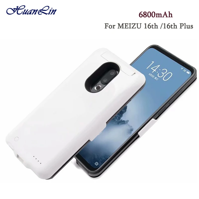 2018 высокое качество 6800 мАч чехол для аккумулятора MEIZU 16th Pack запасная батарея