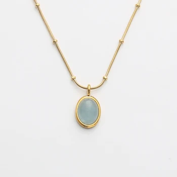 Peri'sBox Double U Shape Link Pendant Necklaces Gold Thin O-chain Necklaces Unusual Goth Vintage Necklaces For Women 2020 Hot