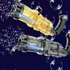 Kids Automatic Gatling Bubble Machine LED Leak-Proof Summer Soap Water Bubble Machine  Maker Blower  For Children Gift Toys 1