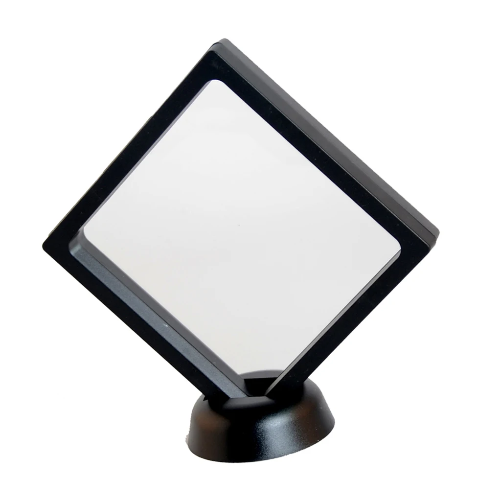 3D Floating Frame Display Holder with Stands for Challenge Coins