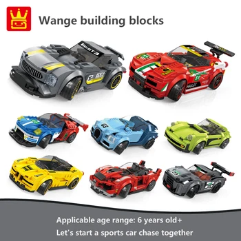 

Racing Blocks Series Small Building Blocks Toy Children Early Educational Toy Kids Boy Girl Birthday Gift Dropshipping