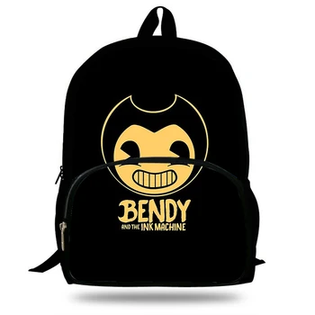 

Bendy and The Ink Machine Printed Backpack Kids School Girls Infantil Famous Game Daily Bags Children Schools Backpack