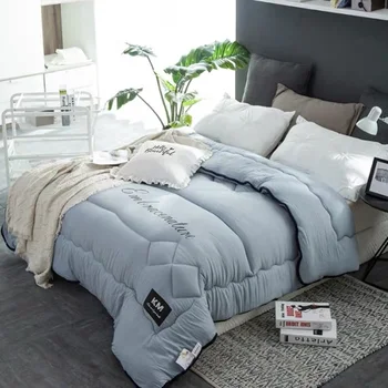 

Winter thick warm quilts bedding comforter students dormitory keep warm duvet with filling quilting blanket king twin queen size