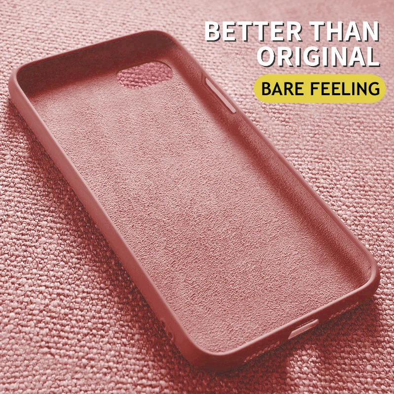 Silicone Solid Color Case for iPhone SE 2020 11 Pro MAX XR X XS Max Candy Phone Cases for iPhone 7 6 6S 8 Plus Soft Cover Silicone Solid Color Case for iPhone SE 2020 11 Pro MAX XR X XS Max Candy Phone Cases for iPhone 7 6 6S 8 Plus Soft Cover