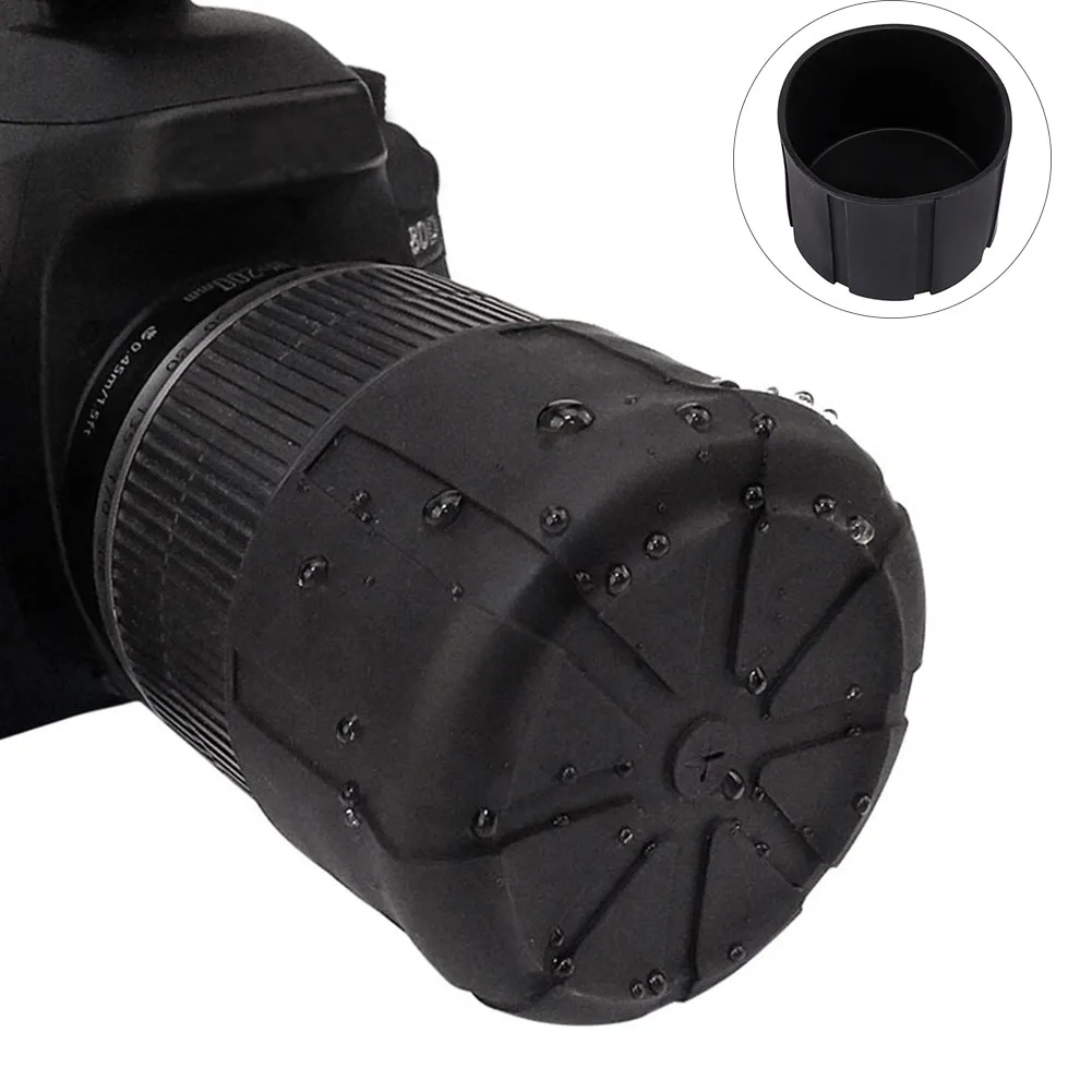 

Anti-Dust Waterproof SLR Camera Silicone For DSLR Lens Cover Fallproof Protector Universal