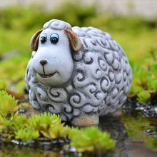 Садовые животные цемент Овцы украшения дома аксессуары ТВ шкаф садовое украшение наружное украшение сада балкона