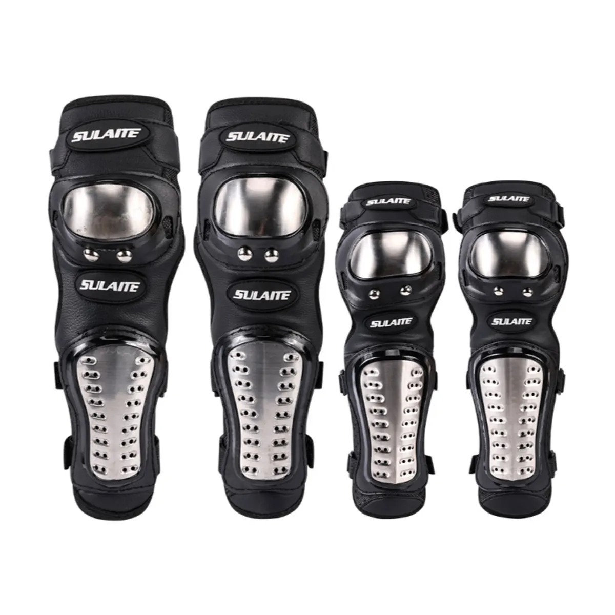 

4Pcs/Set Motorcycle Motorbike Riding Cycling Kneepad Knee Protector Elbow Pad Cover Protector Guard Protective Gear Soft