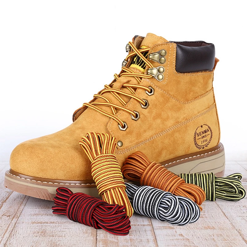 Paar Boot Schoenveters Gestreepte Veters Martin Laarzen Veters Schoenen Snaren Outdoor Wandelen Wandelen Schoenveter|Schoenveters| - AliExpress