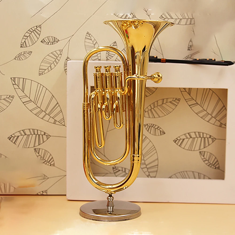 Miniatur Baritone Mini Tuba Musikinstrument Dekoration